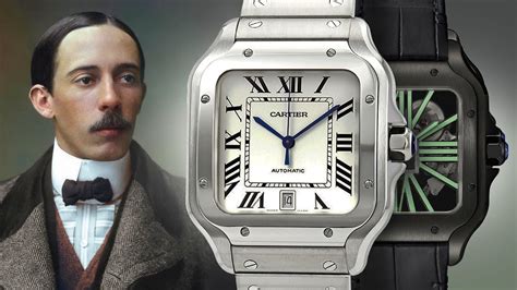 cartier santos wristwatch history